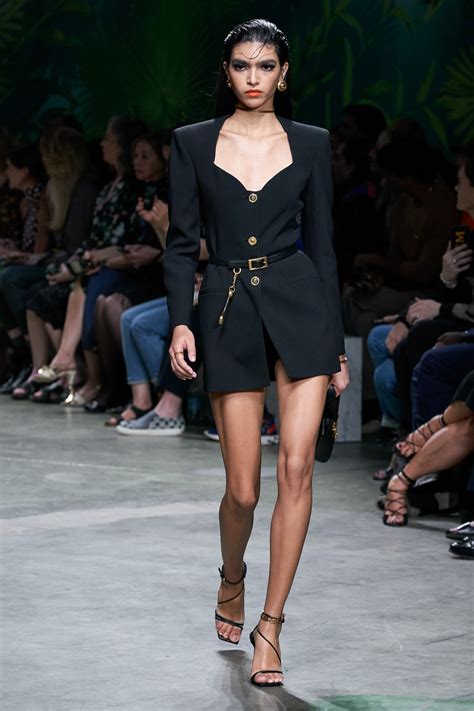 versace swimwear womens runway|Versace runway dresses.